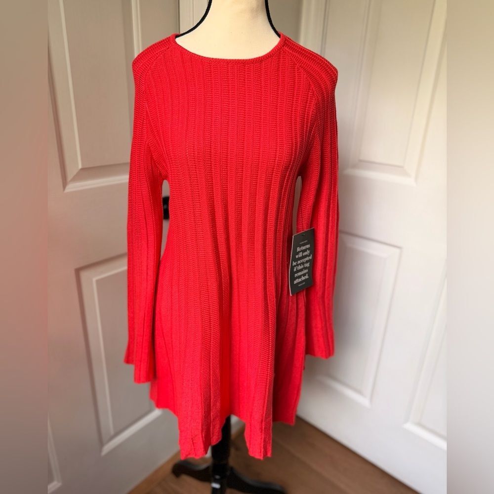 NWT TUCKERNUCK Pomander Place Red Adi knit dress Size XS